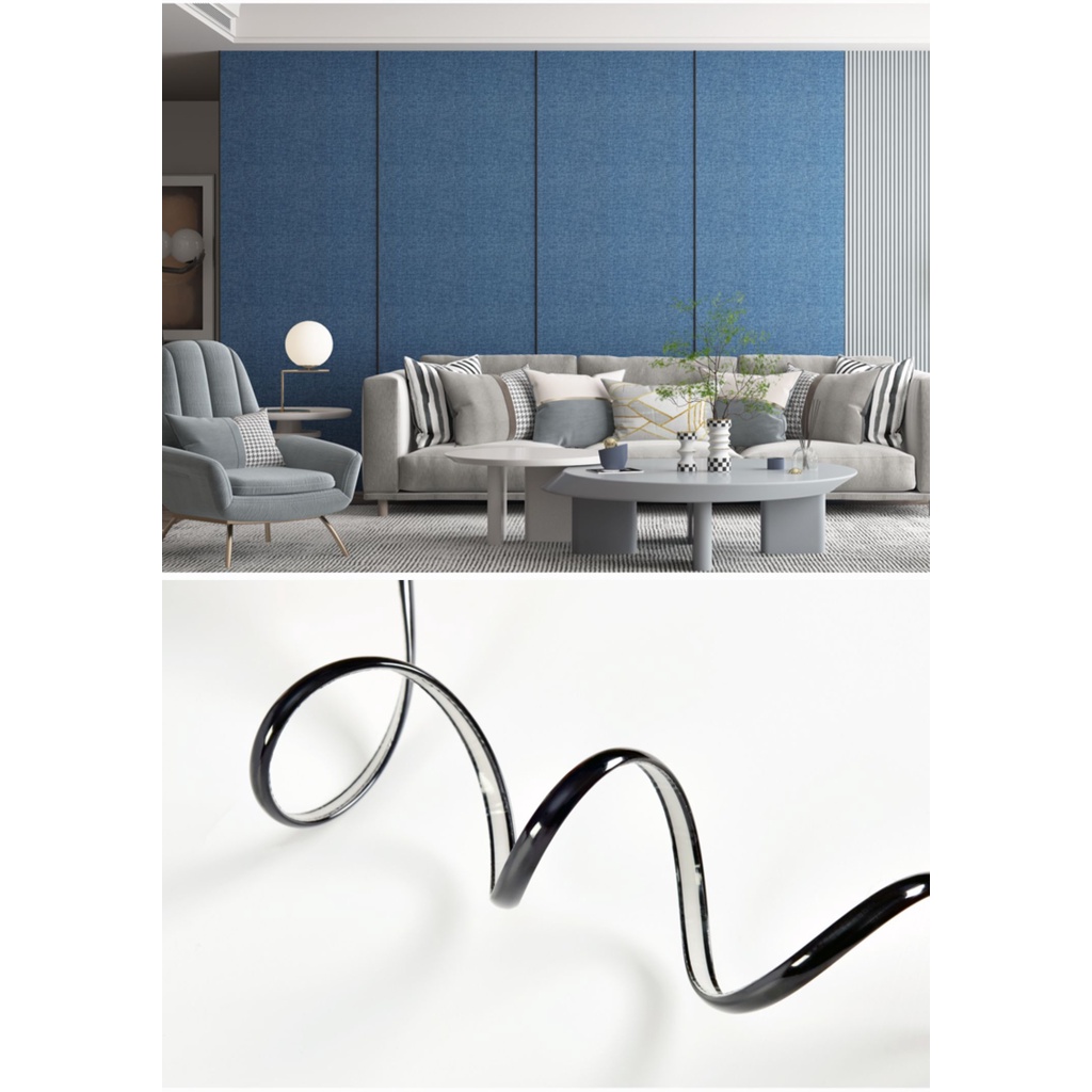 Giấy Dán Tường Tự Dính Họa Tiết Kim Loại 3d Mềm Mại Chống Thấm Nước Trang Trí Nhà Cửa