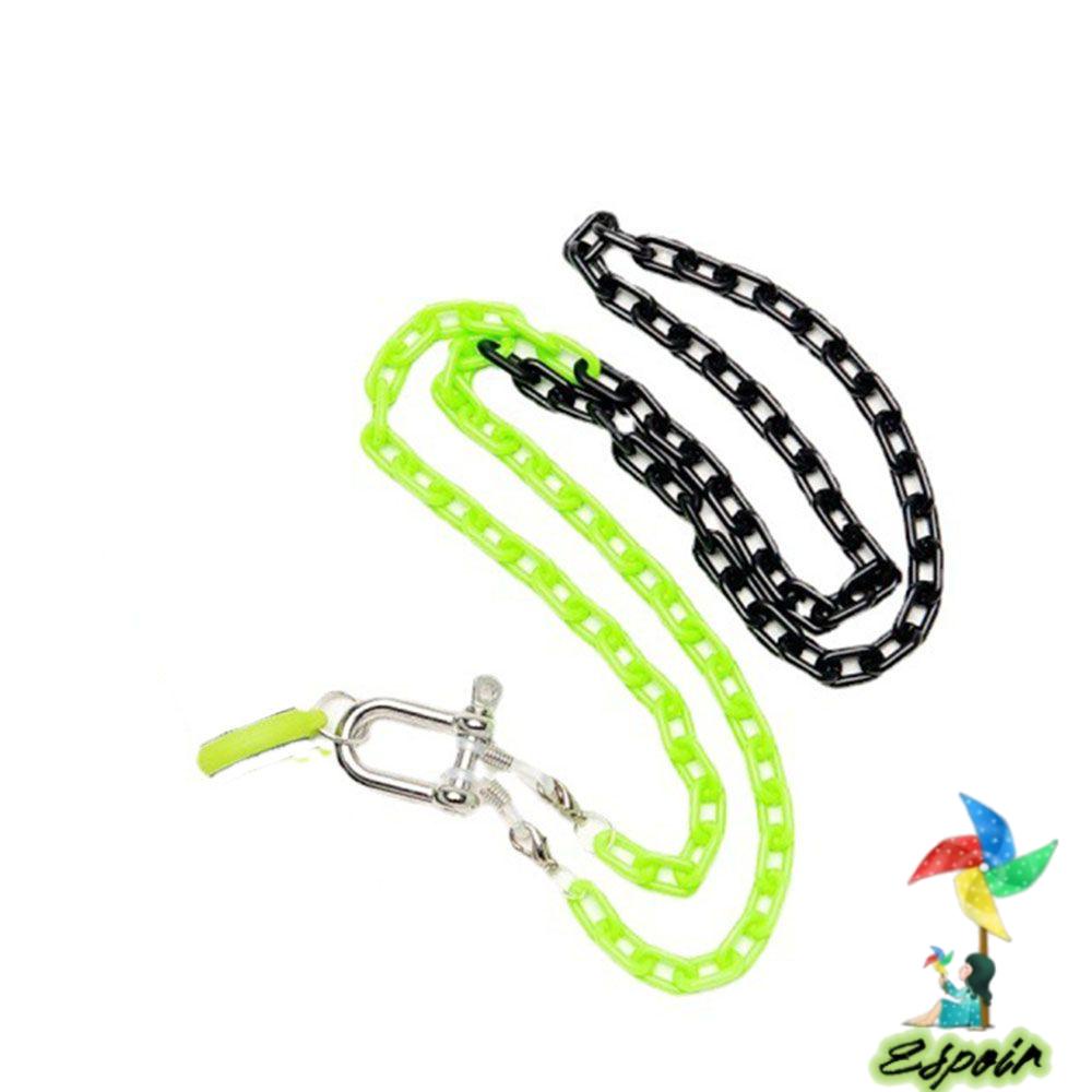 ESPO Vòng Dây Xích Bằng Silicone Dẻo Chống Thất Lạc Phong Cách Hip hop