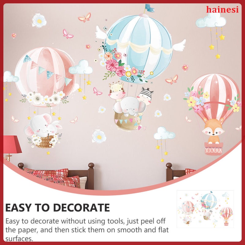 Miếng Dán Trang Trí Tường / Cửa Sổ Phòng Bé Trai Thiết Kế Dễ Thương