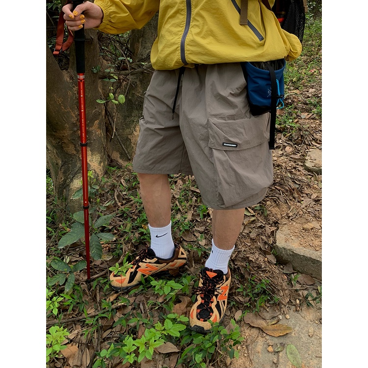 Quần Short Ống Rộng Phong Cách Đường Phố Mỹ Thời Trang Mùa Hè Mới Cho Nam