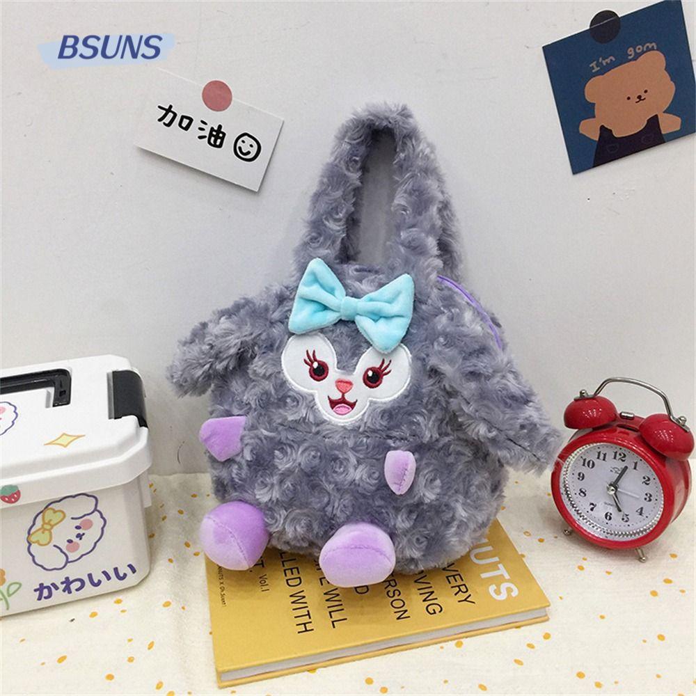 BSUNS Túi Đeo Chéo Đựng Tiền Xu Hình Thú Nhồi Bông Dễ Thương Cho Bé Gái