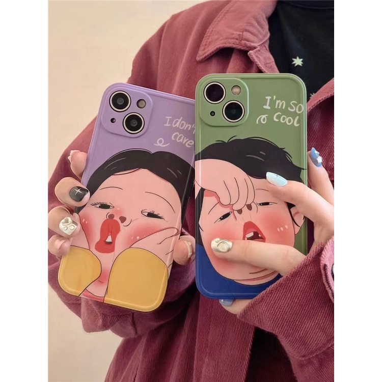 Phù Hợp Ốp Điện Thoại Mềm Cho Cặp Đôi mini 14Proxsmax 1213 / Pro Max / 8Plus / xr 2WSY