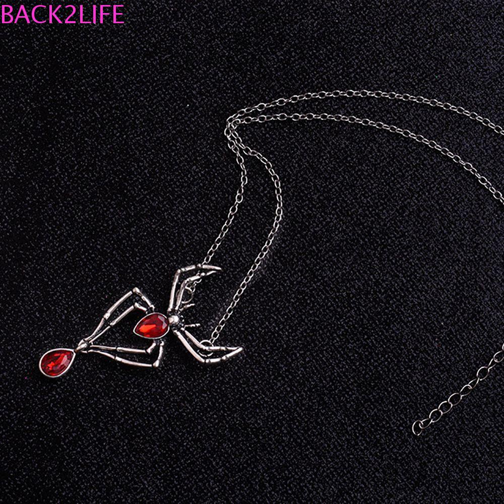 BACK2LIFE Vòng cổ Hình Nhện Phong Cách Hàn Quốc Cá Tính Cho Nam Nữ