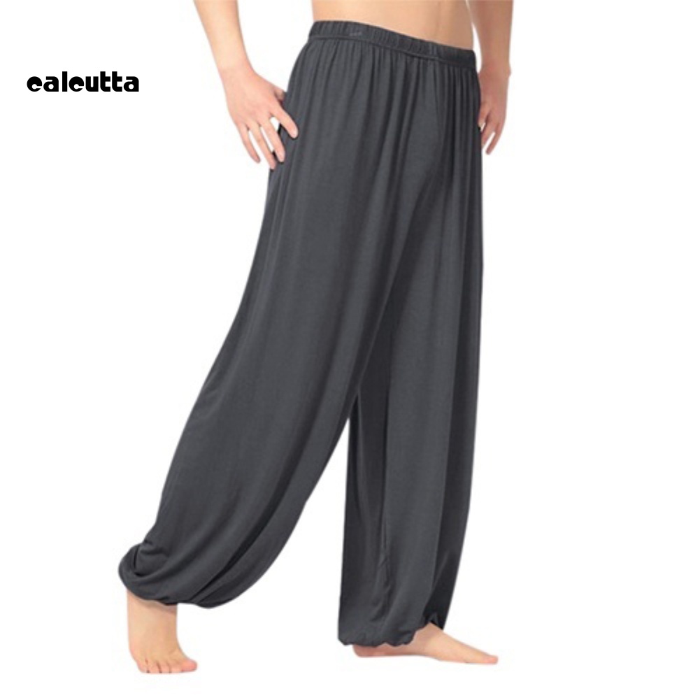 [calcutta] Quần Baggy / Nhảy / Tập Yoga Màu Trơn Đơn Giản Cho Nam