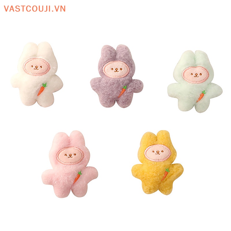 Móc Khóa Thỏ Nhồi Bông VASTJI Mềm Mại Đáng Yêu
