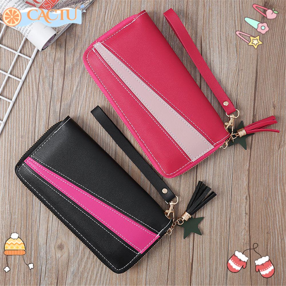 CACTU Ví Dài Đựng Thẻ / Điện Thoại Thời Trang Dành Cho Nữ