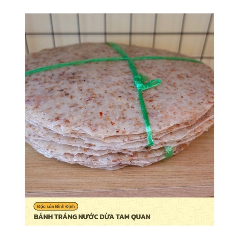 Bánh Tráng Nước Dừa Bình Định,Bánh Đa Dừa Loại Đặc Biệt Thơm Béo  Bách Hóa Đô Sài Gòn