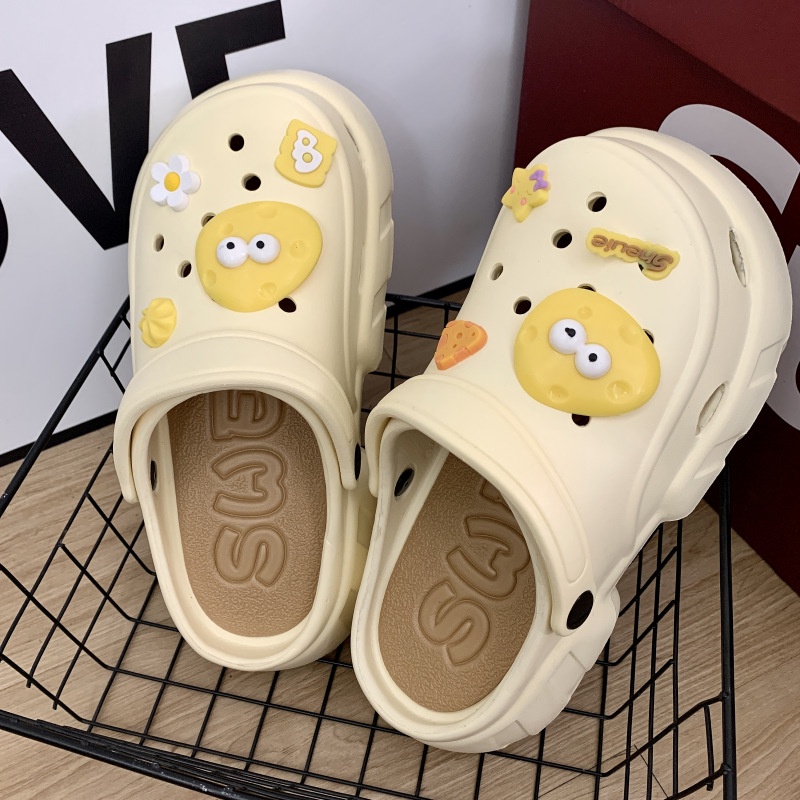 JISAILUN dép nữ dép sandal nữ dép cross dép bánh mì đế cao giày đế cao 2023 NEW JUL1012