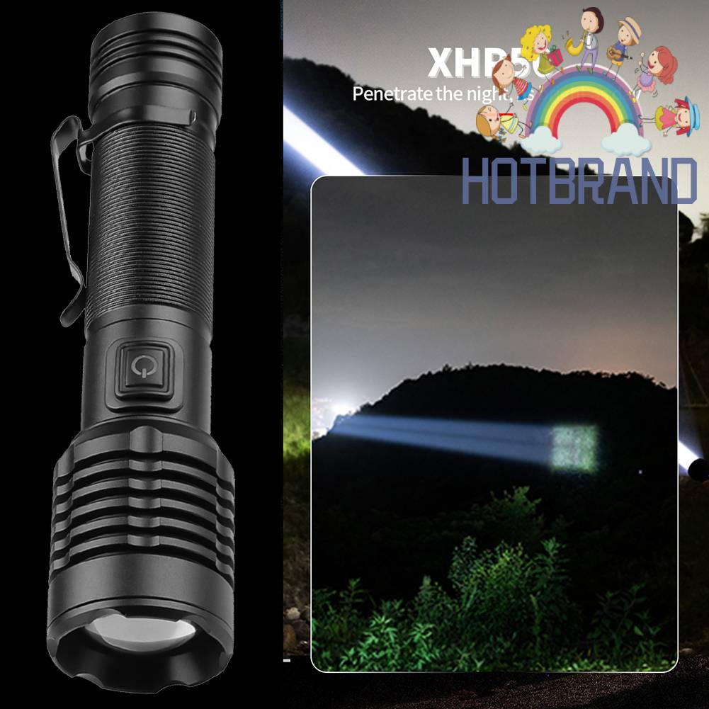 Đèn Pin XHP50 LED 800LM IPX4 5 Chế Độ Sáng, Chống Thấm Nước