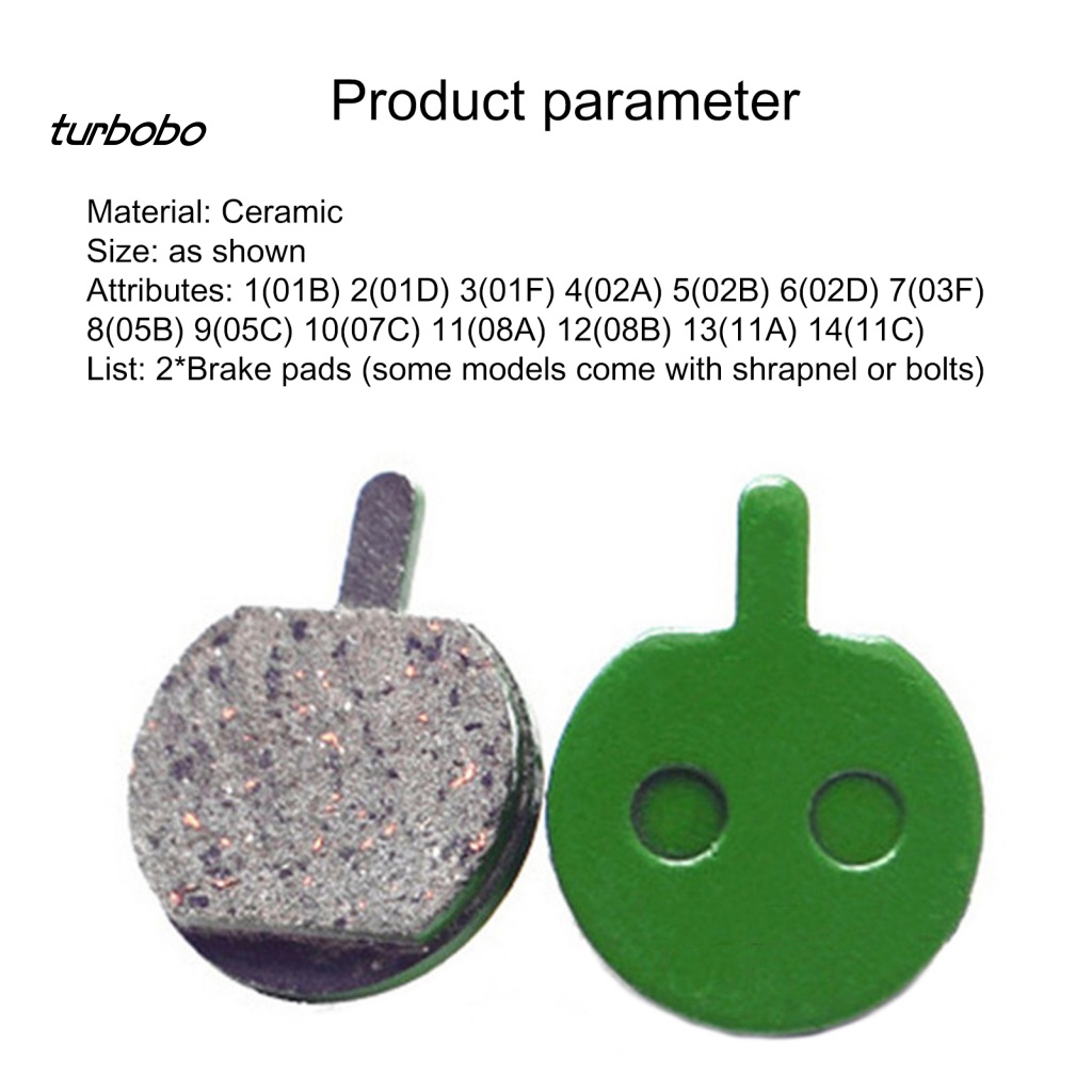 Set 2 Má Phanh Xe Đạp M355 / m446 / BB5