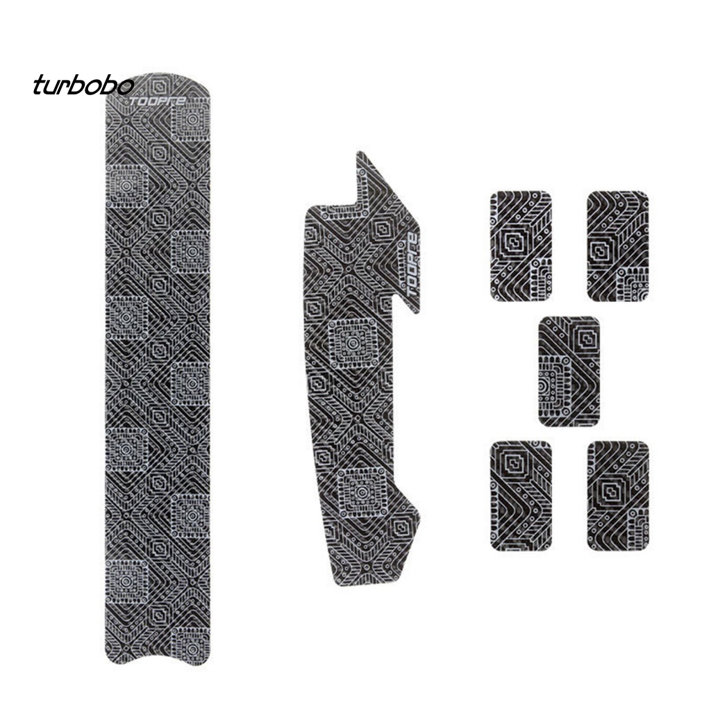 1 Bộ Đề Can Giả Da Dán Khung Xe Đạp Chống Nước / Trầy Xước