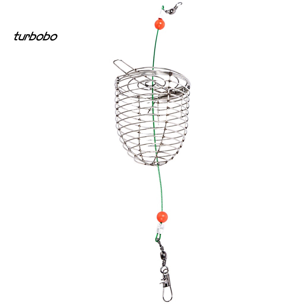 Lồng Đựng Mồi Câu Cá Bằng Thép Không Gỉ Có Lò Xo Chống Mòn Tiện Dụng