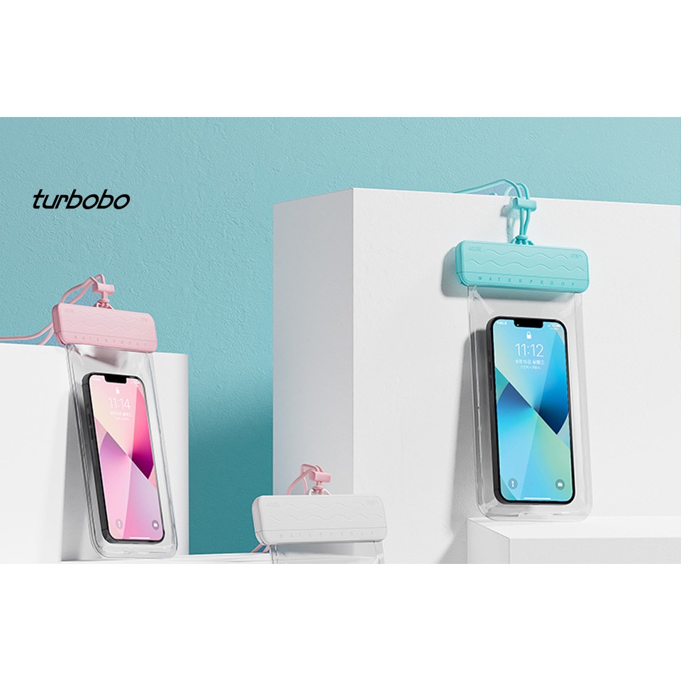 Túi Đựng Điện Thoại Trong Suốt Chống Nước Có Thể Điều Chỉnh Được Màn Hình Cảm Ứng IPX8