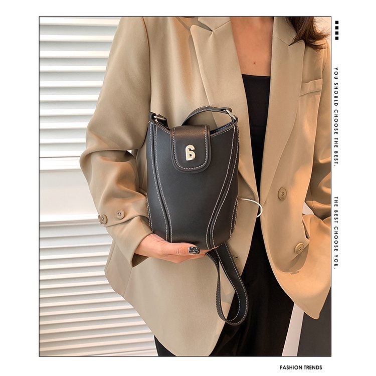 Túi Đeo Chéo Đựng Điện Thoại Hình Quả Bóng Chày Thời Trang Hàn Quốc