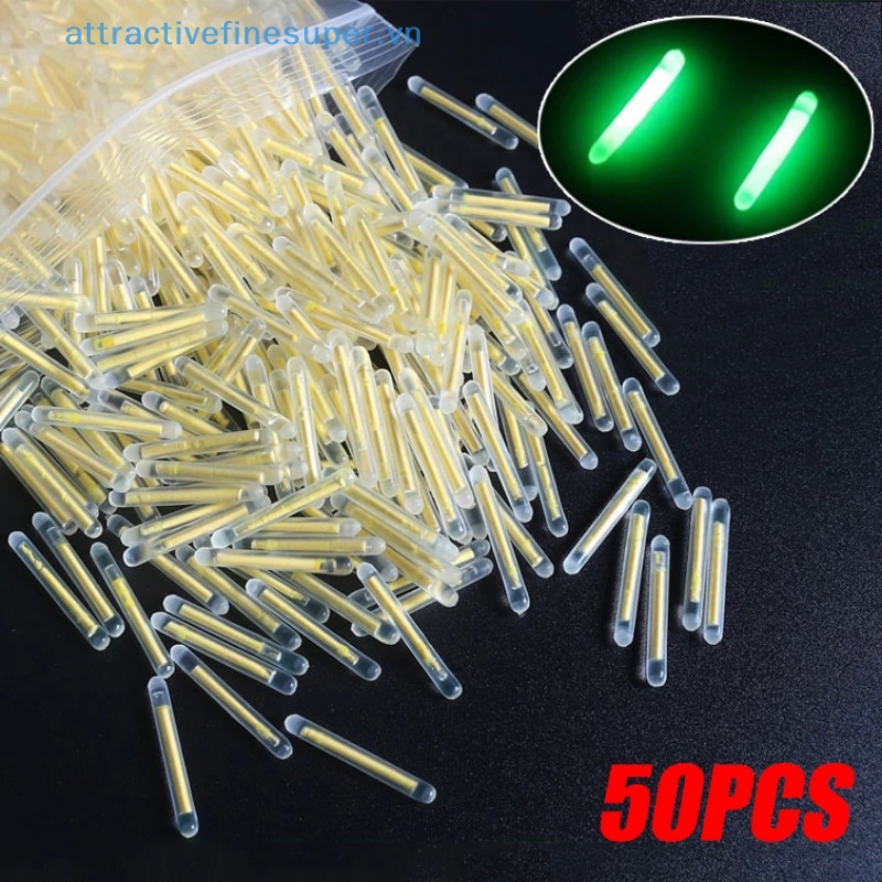 50 Phao Câu Cá Phát Sáng Trong Bóng Tối 2.2-4.5mm