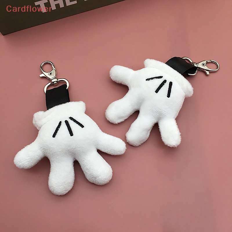 Móc Khóa Búp Bê Hoạt Hình Nhồi Bông Màu Trắng Đáng Yêu