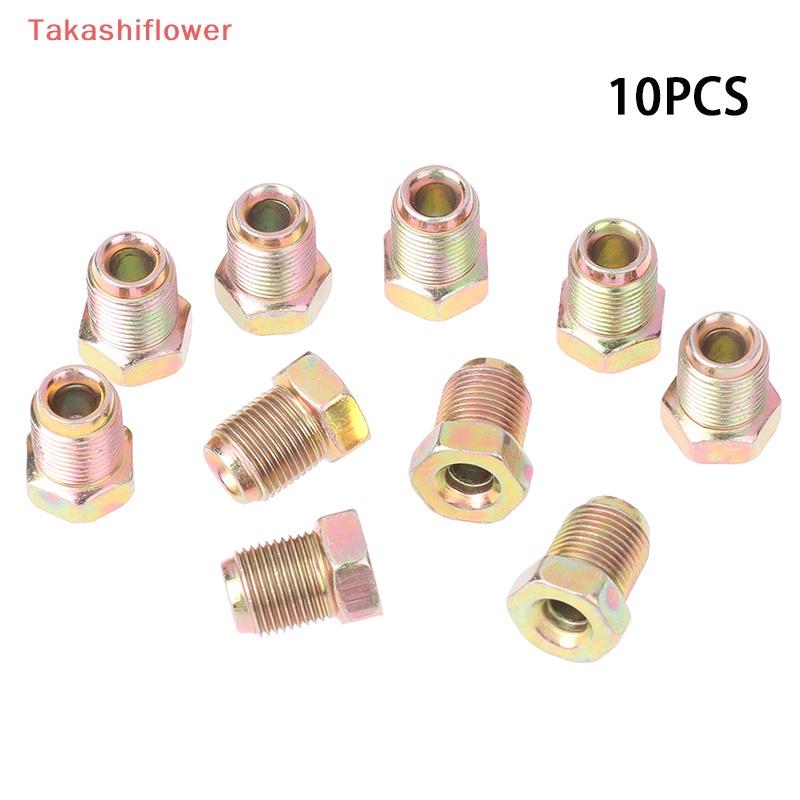 [TakashiflowerV] Bộ Đai Ốc Ống Xi Lanh M12mm X1mm Vàng Kết Nối Dây Phanh