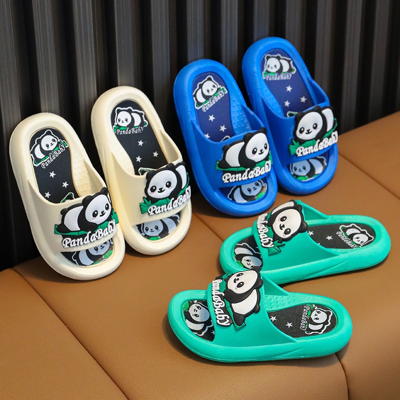 Gấu trúc Dép Trẻ Em Dép Truyện Tranh Dễ Thương Nhẹ Thoải Mái