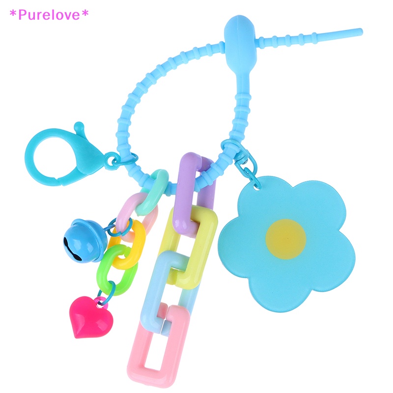 Móc Khóa Điện Thoại / Chìa Khóa Hình Đám Mây / Bông Hoa Nhiều Màu Xinh Xắn Mới