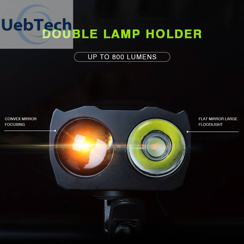 Đèn Pin Cảm Ứng Gắn Tay Lái Xe Đạp 120dB 4000mAh