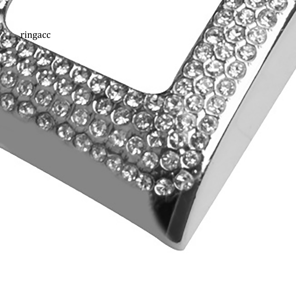 Khung Viền Nút Đèn Cảnh Báo Đính Đá Lấp Lánh Cho Xe Hơi Honda Civic 10 Generation