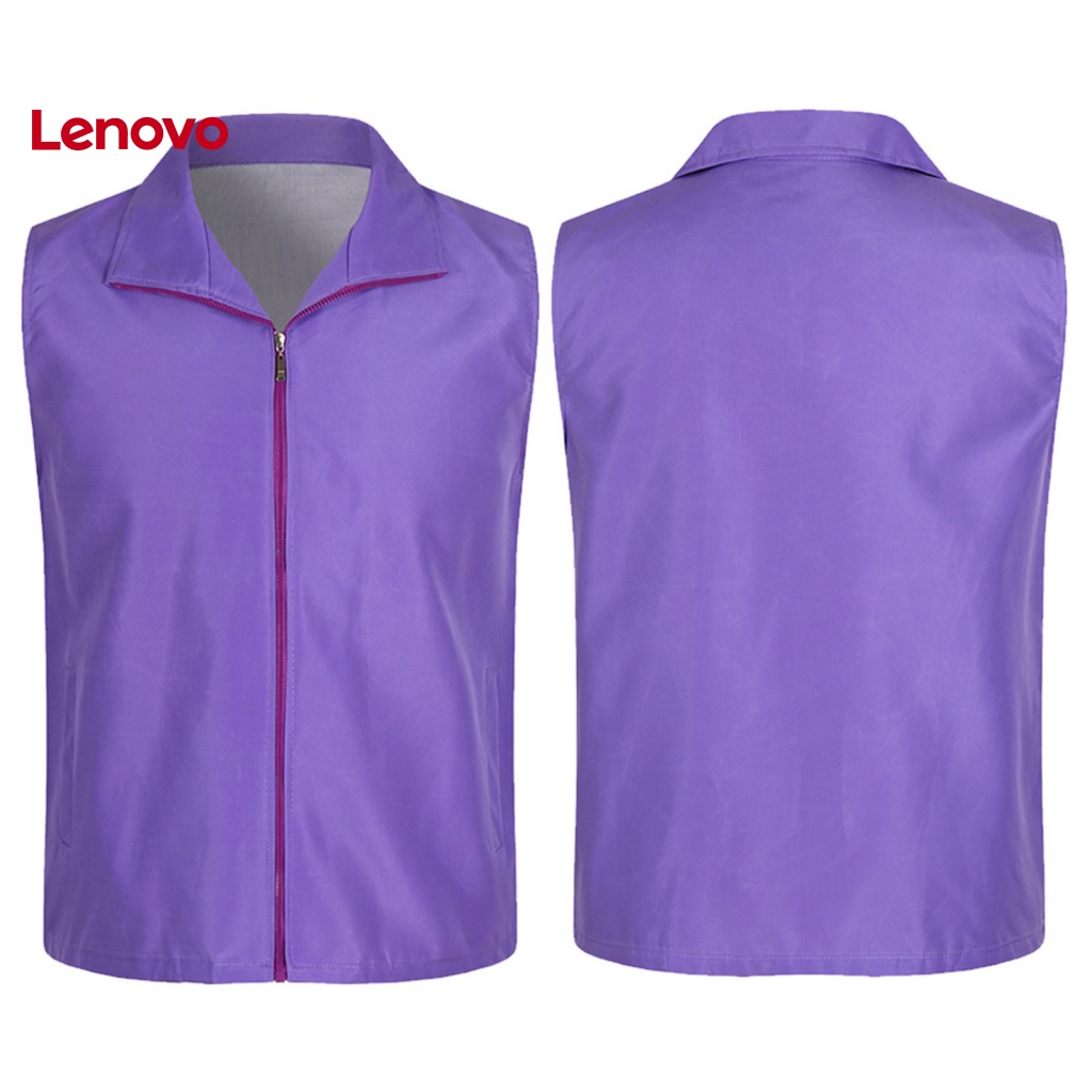 Áo Khoác Lưới Không Tay Có Khóa Kéo Màu Sắc Tươi Sáng Phù Hợp Cho Hoạt Động Ngoài Trời