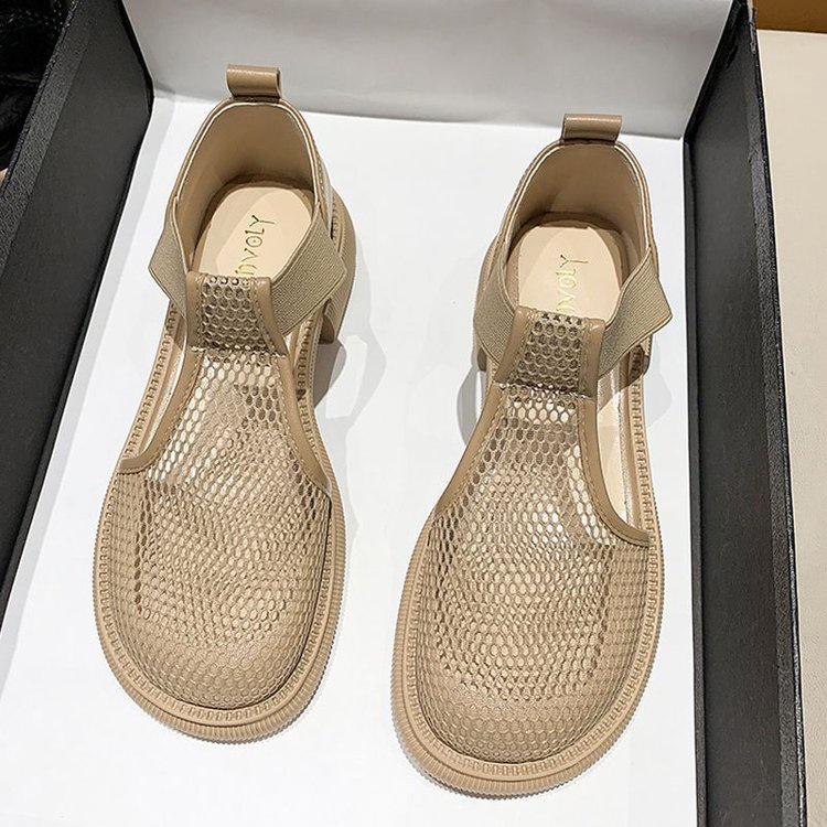 Sandal Phối Lưới Thoáng Khí Thời Trang Mùa Hè 2023 Cho Nữ