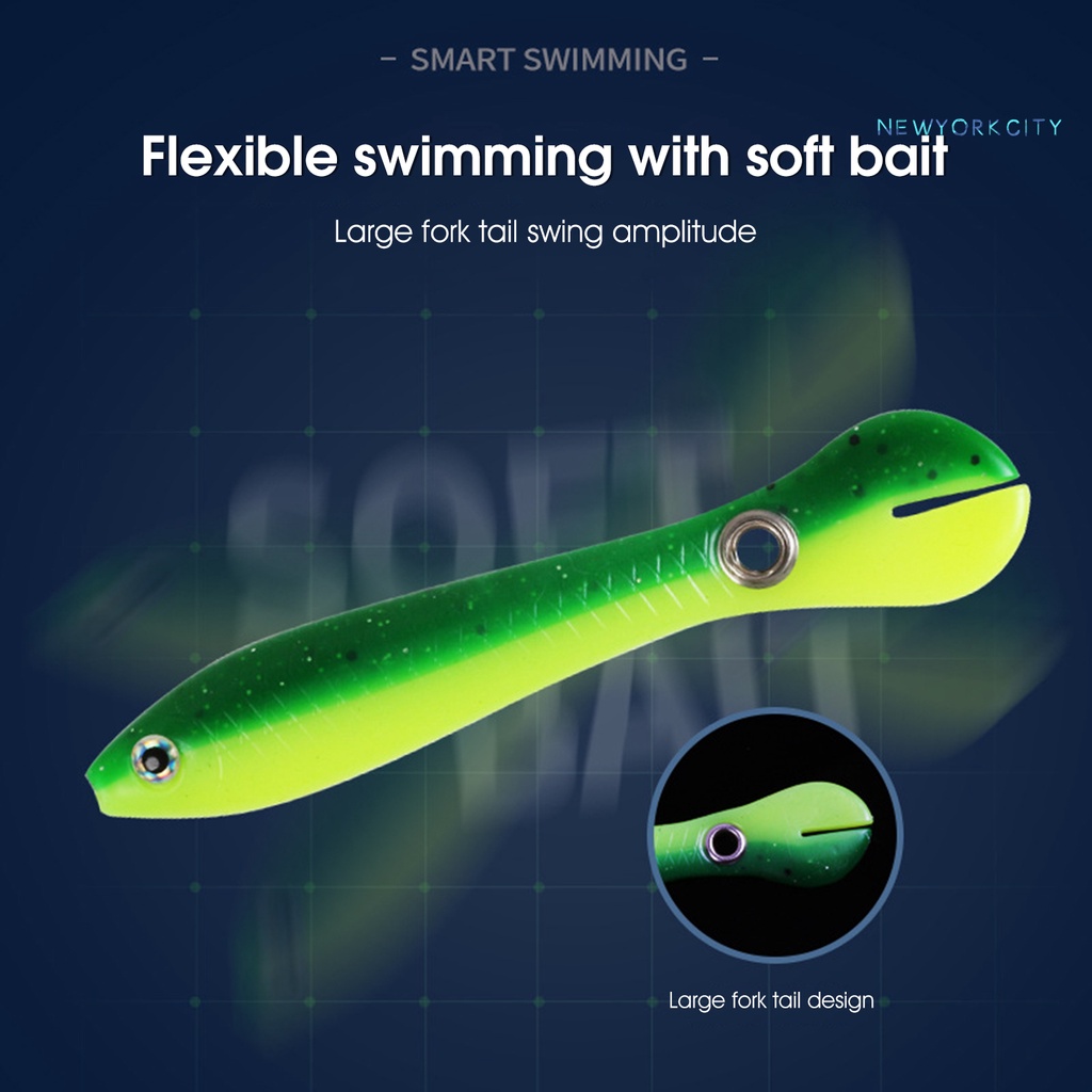 Set 5 Mồi Giả Nhử Cá 10cm 6g Bằng Nhựa Gắn Kèm Móc Câu Tiện Dụng