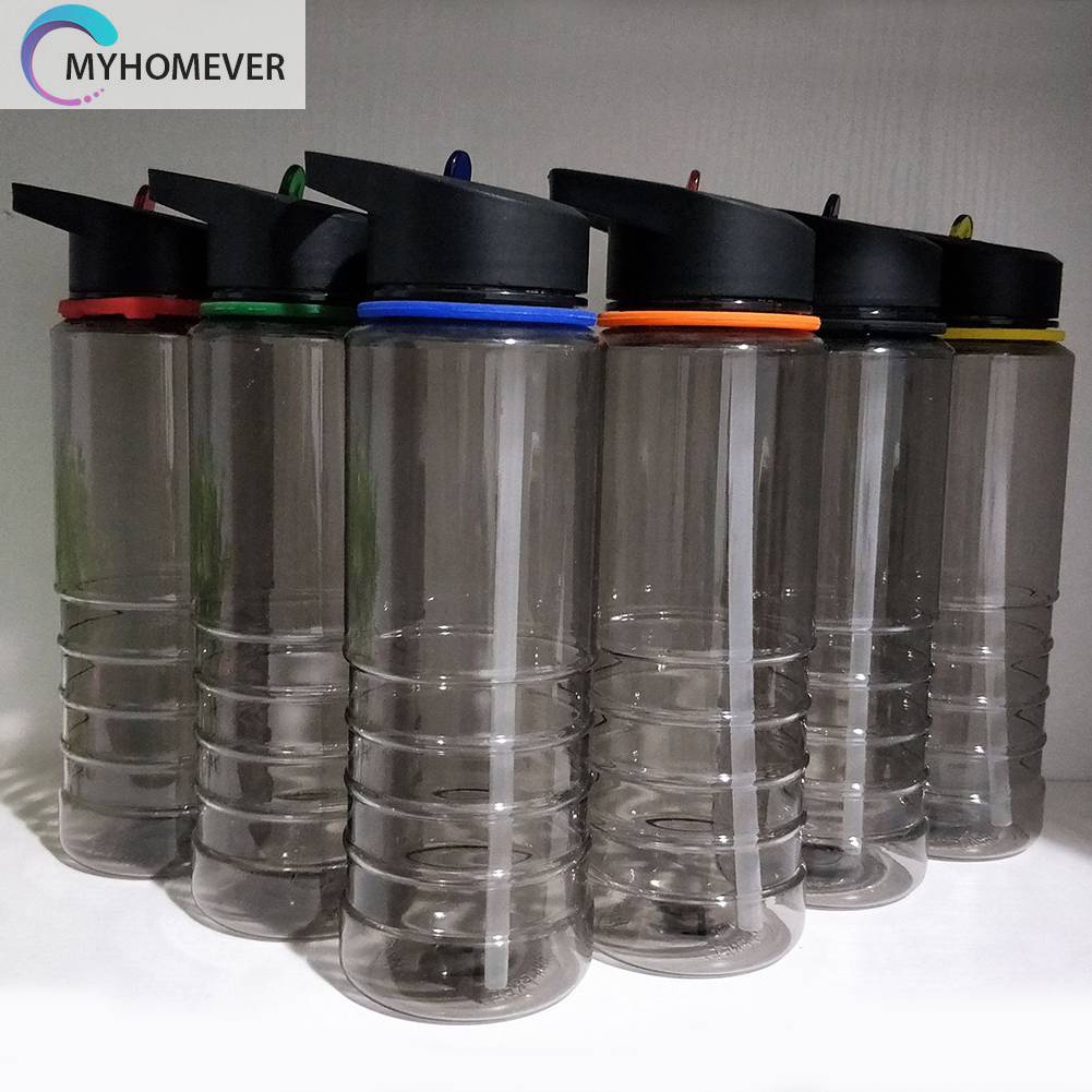 Bình Nước 800ML Kèm Ống Hút Có Thể Tái Sử Dụng