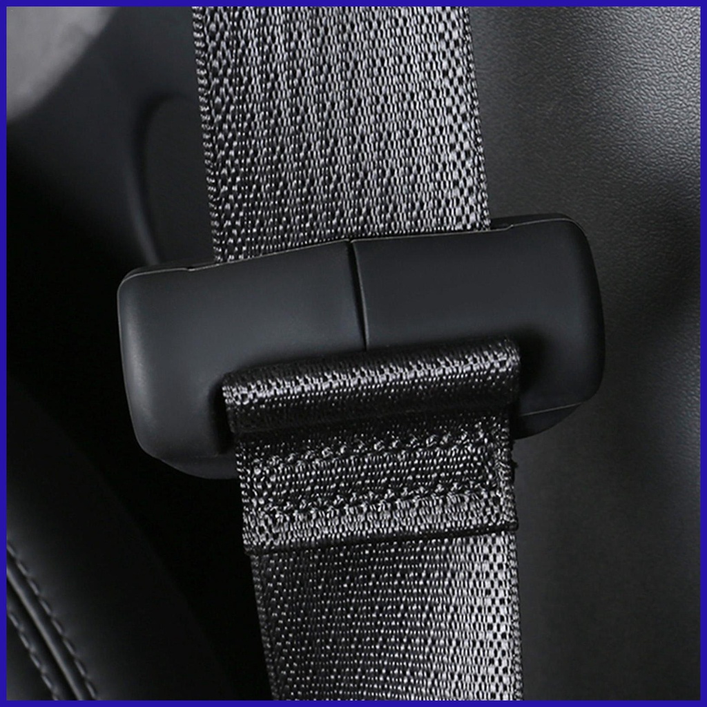 Khóa Dây An Toàn Bằng Silicon Mềm Chống Va Chạm Cho Xe Hơi Tesla Model 3 / Y