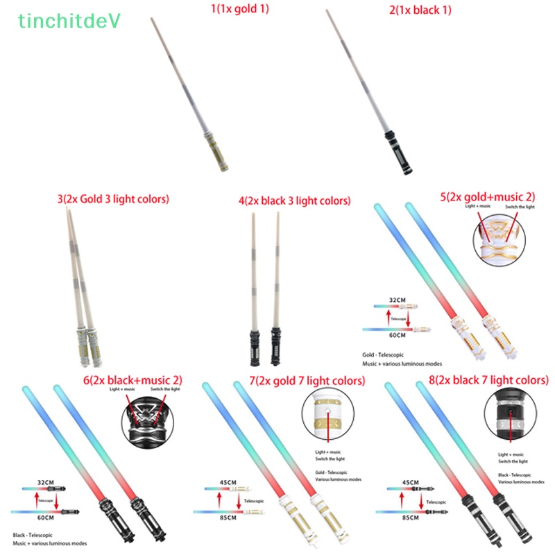 [TinchitdeV] Đồ Chơi Gậy Phát Sáng Đèn Laser Bằng Kim Loại Cho Trẻ Em [Mới]