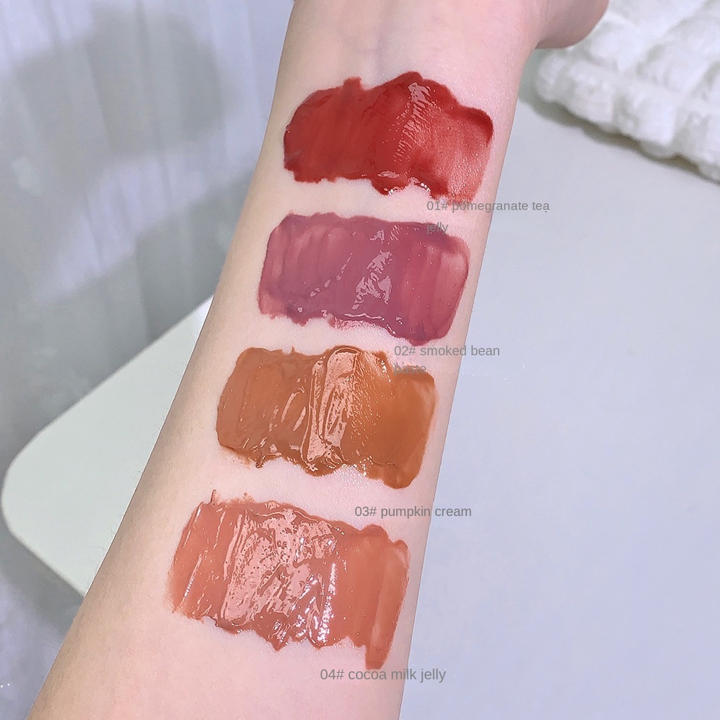 Son Môi Gege Bear Dưỡng Ẩm Chống Nước Lâu Phai Thiết Kế Vỏ Son Hình Gấu Nhỏ Dễ Thương