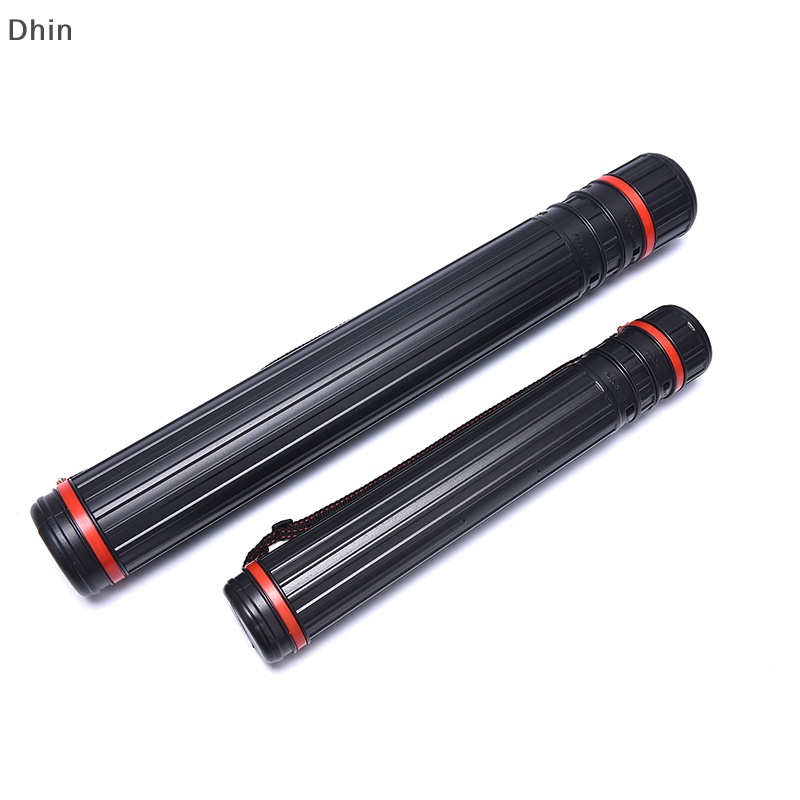 [Dhin] Portable Retractable Plastic Document Poster Holder Paing Storage Tube Box COD