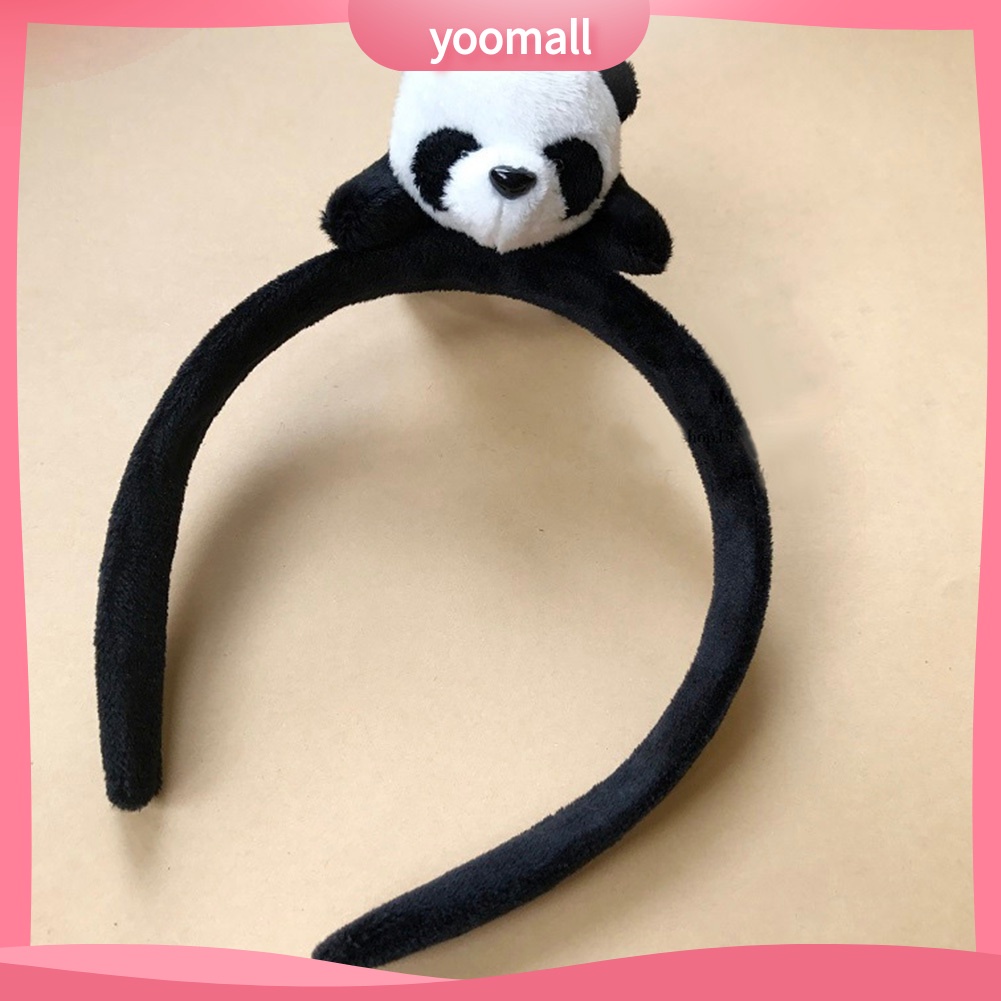 Dây Cột Tóc Co Giãn Hình Gấu Trúc Hoạt Hình Đáng Yêu Cho Nữ