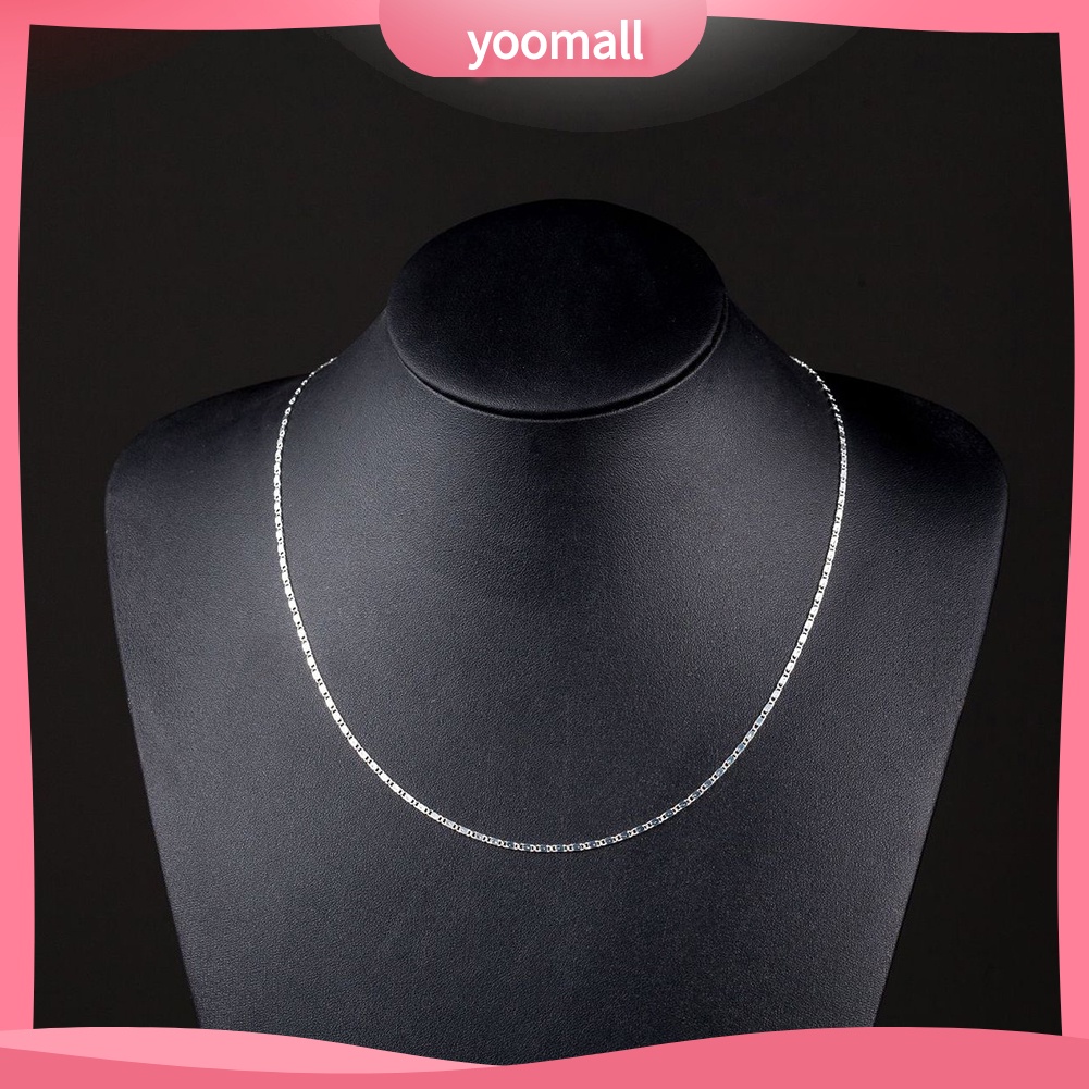 Vòng cổ Sợi Xích 16-30 inch 2mm Thời Trang Cá Tính Cho Nam Và Nữ