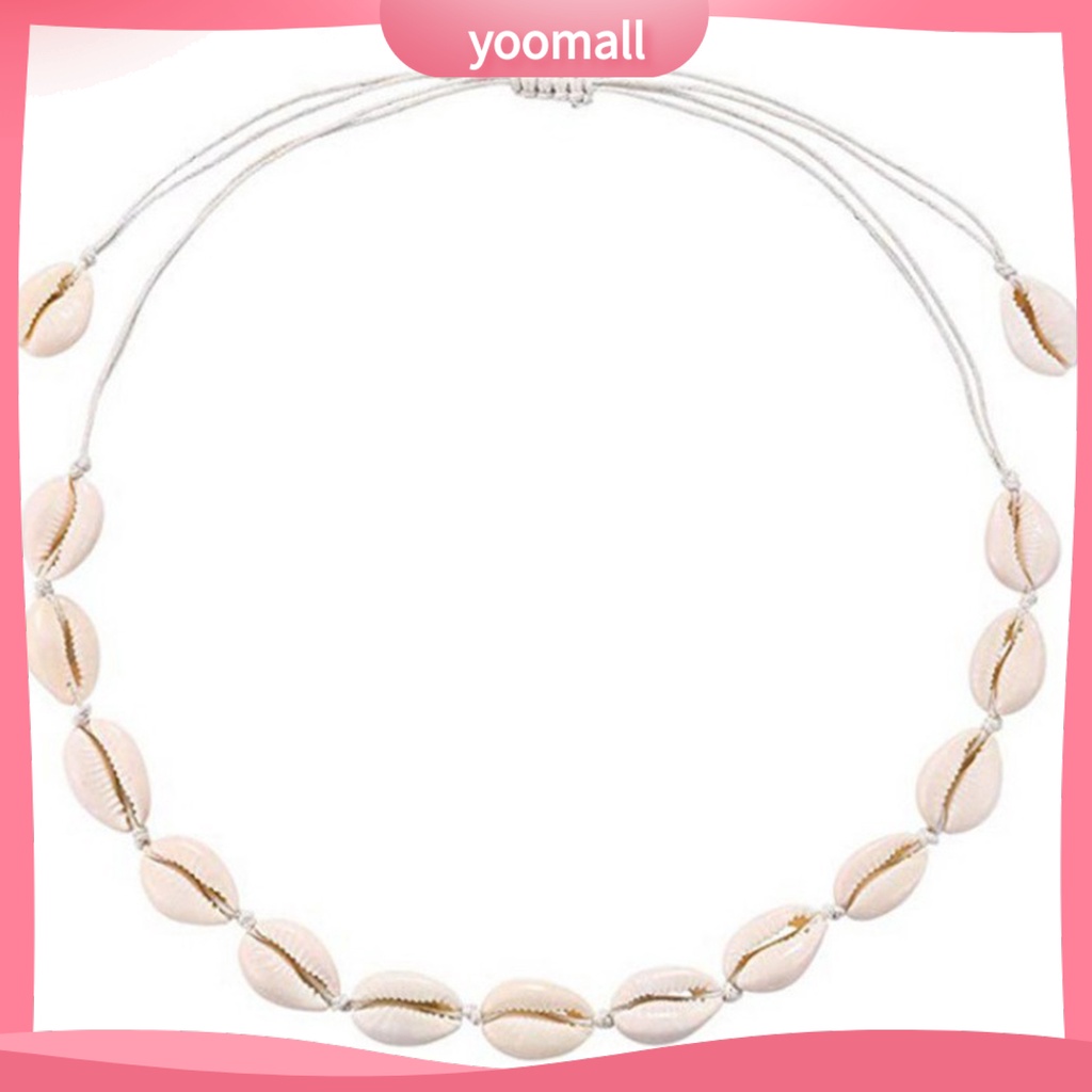 Vòng cổ Mặt Vỏ Sò Phong Cách Hawaii Có Thể Điều Chỉnh