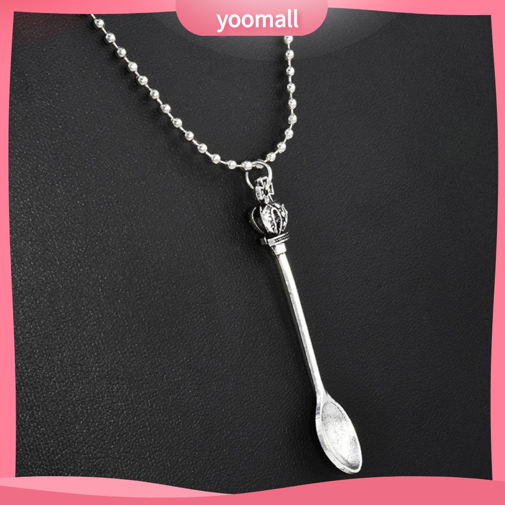 Vòng cổ Hợp Kim Mặt Hình Muỗng Trà / Vương Miện Mini Thời Trang Cho Nữ