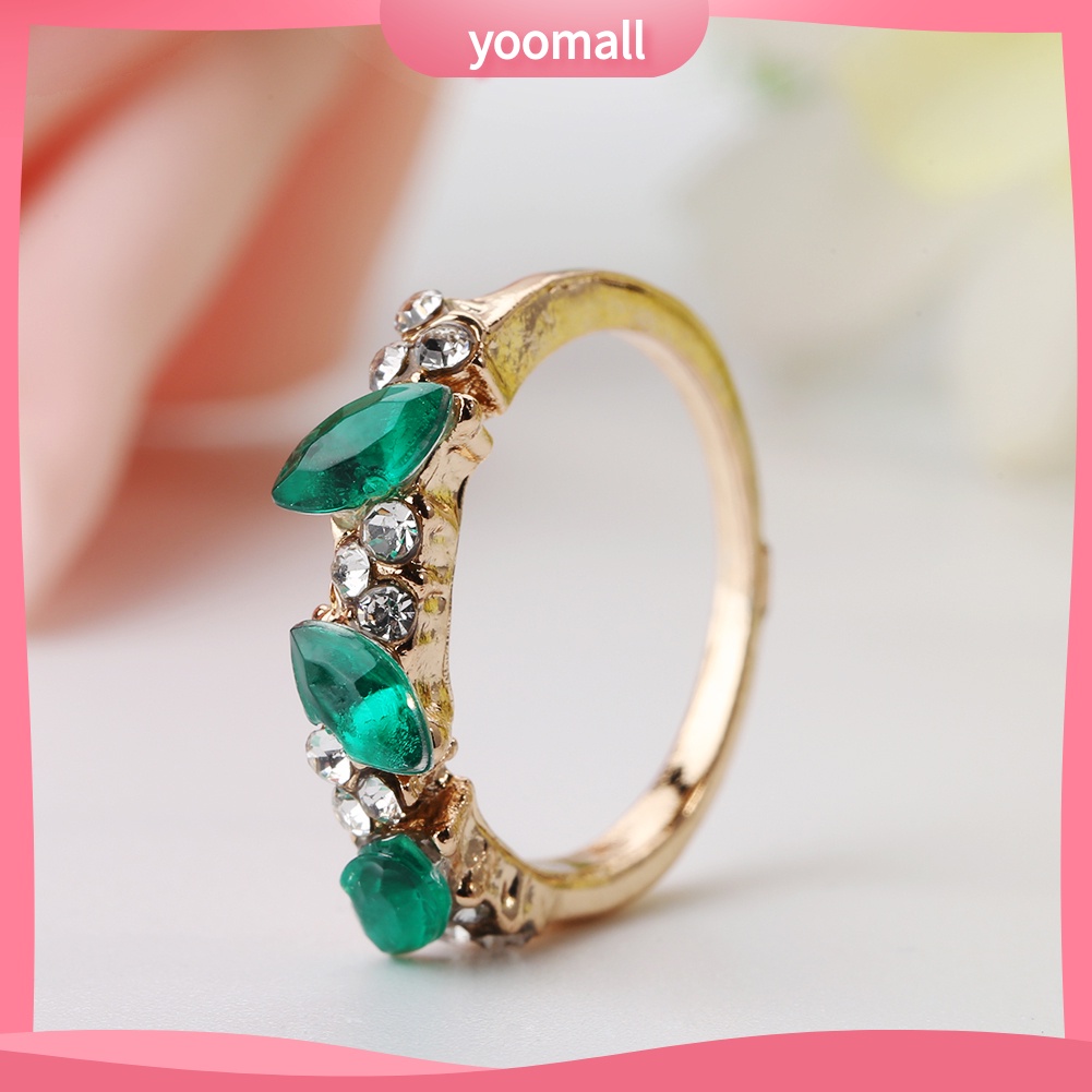 Nhẫn Đính Đá Thời Trang Phong Cách Vintage Dành Cho Nữ