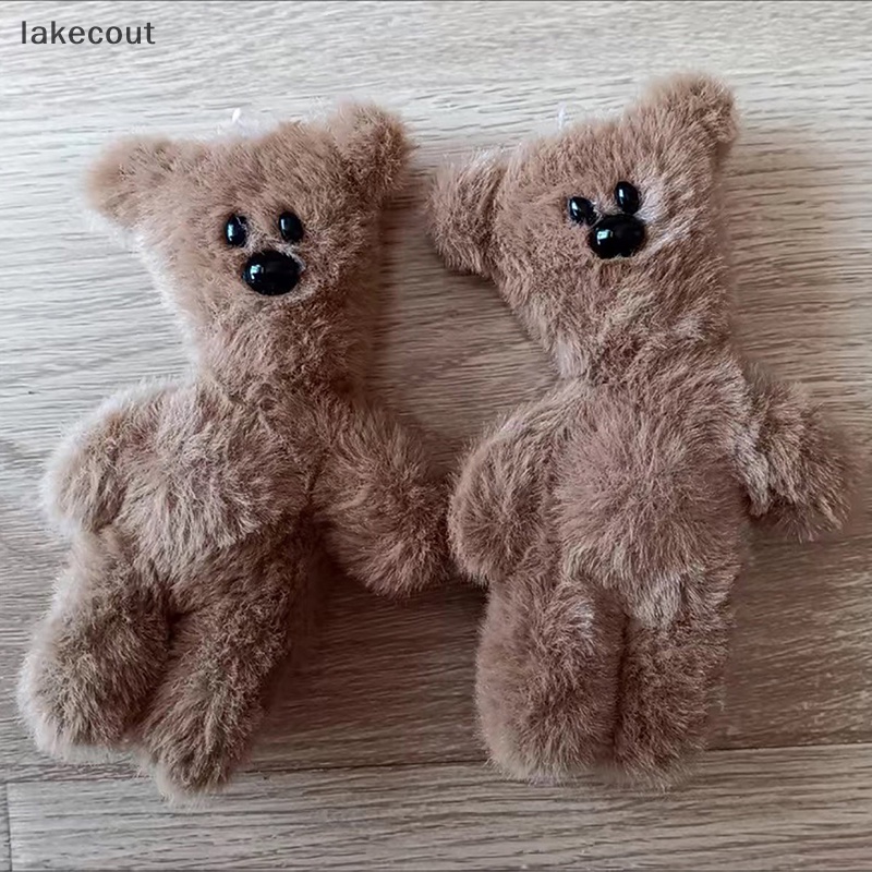 Móc Khóa Hình Gấu Teddy Nhồi Bông Dễ Thương