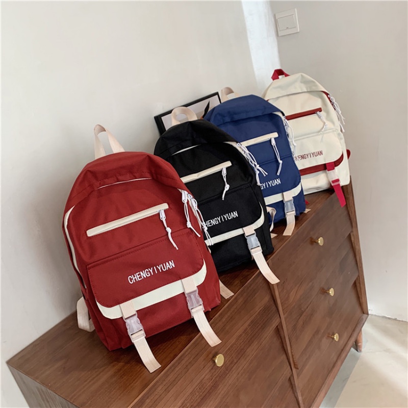 Ba Lô Đi Học Sức Chứa Lớn Thời Trang Theo Phong Cách Hàn Quốc Cho Nữ