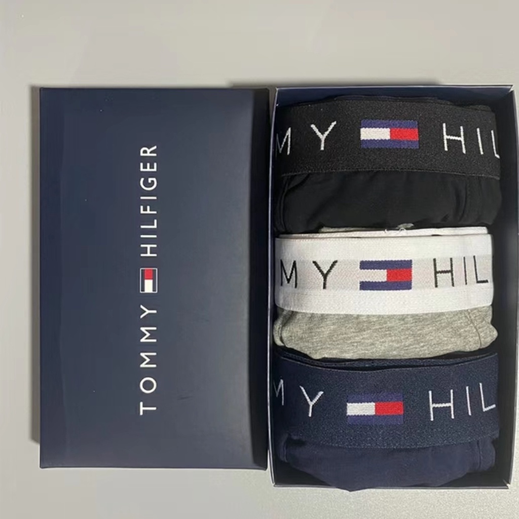 Quần Lót tommy tommy tommy tommy tommy tommy Chất Liệu Cotton Nguyên Chất Thoáng Khí Chống Vi Khuẩn Bốn Góc Màu Đỏ Cho Nam