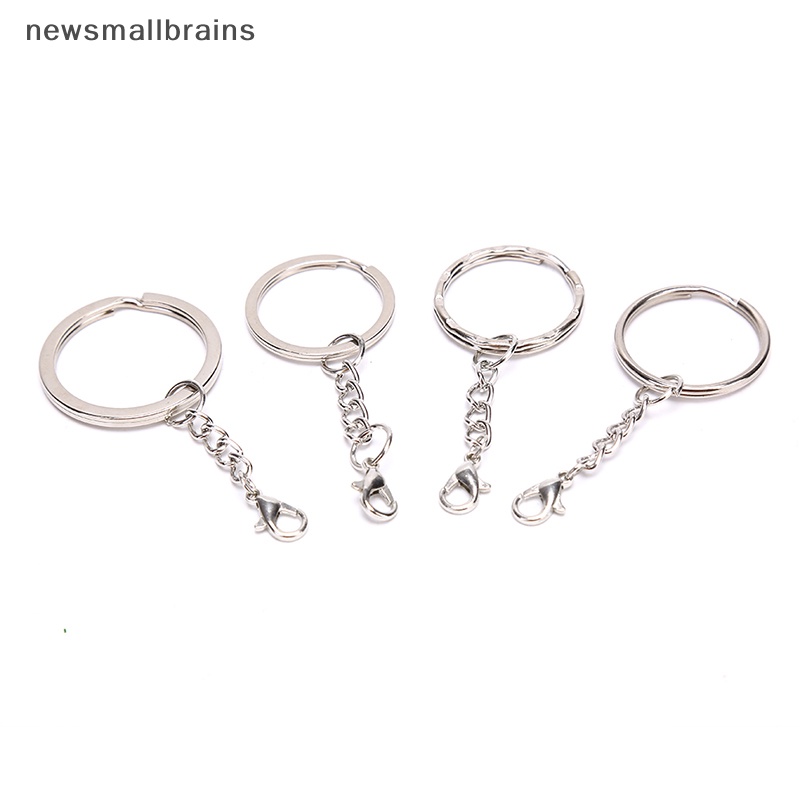 Set 10 Vòng Bạc Làm Móc Khóa DIY