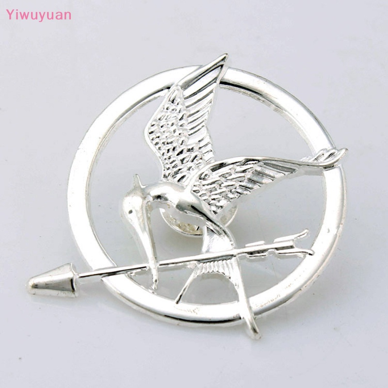 Ghim Cài Áo Hợp Kim Hình Robin Vintage 3 Màu Mới