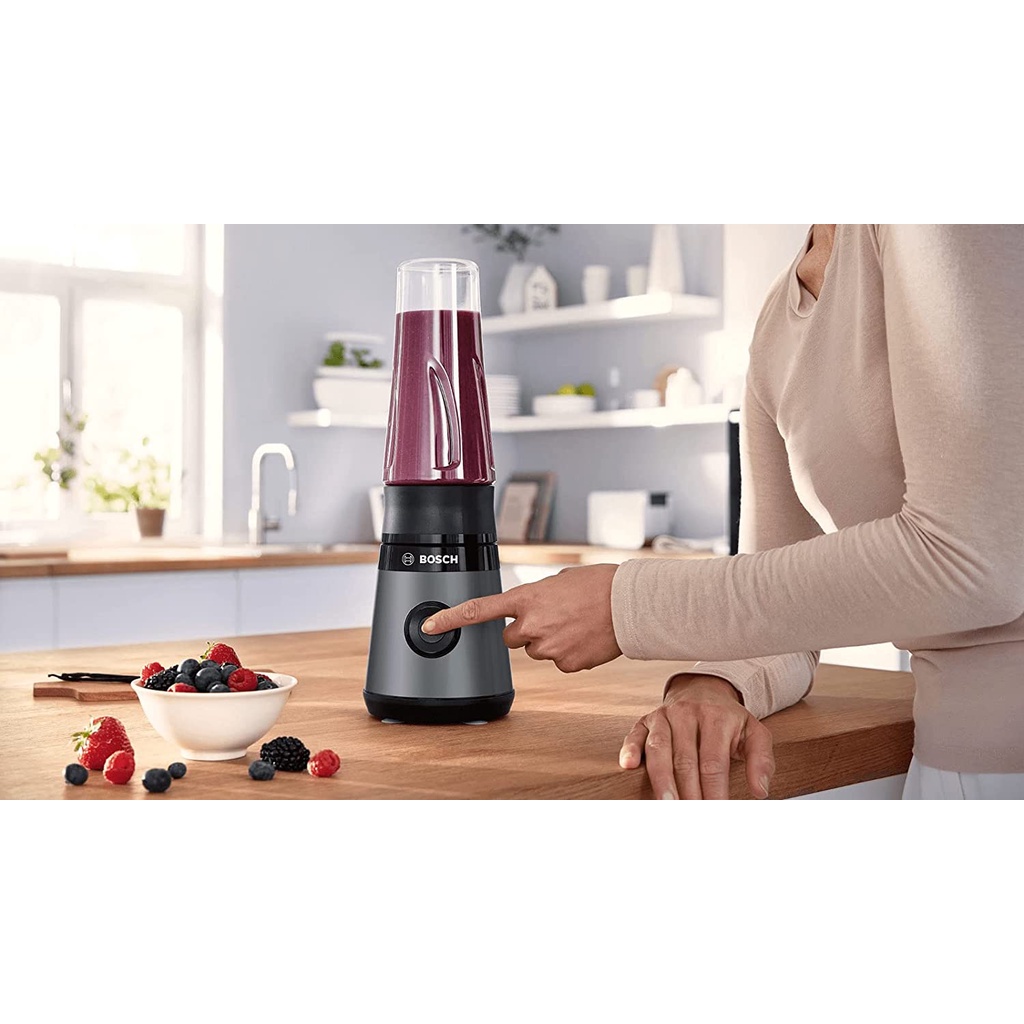 Máy Xay Sinh Tố Mini Cầm Tay Bosch MMB2111S, Công Suất 450W, BH 12 Tháng, Bepchauau