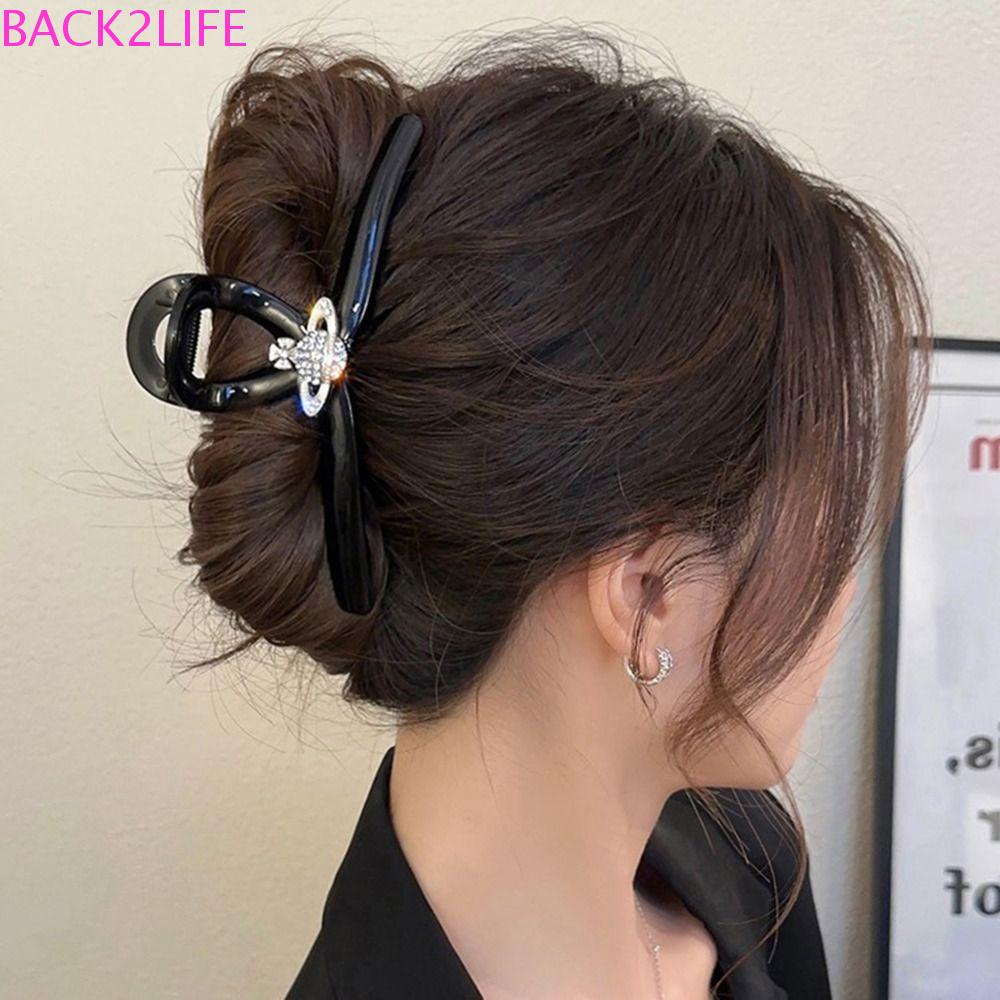 Kẹp Tóc Càng Cua Hình Cá Mập / Hành Tinh Đơn Giản Cho Nữ