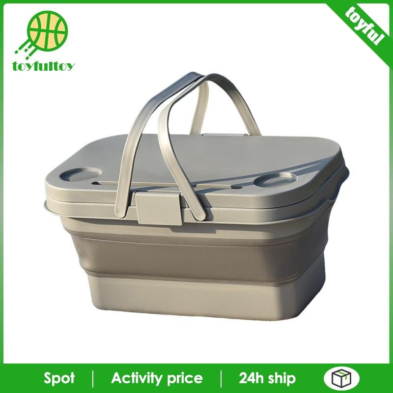 Giỏ Đựng Đồ Dùng Có Thể Gấp Gọn Tiện Dụng Mang Theo Cắm Trại / Dã Ngoại