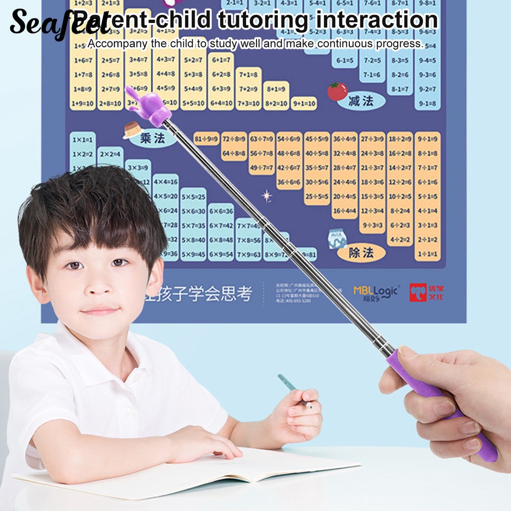 Thanh Thép Không Gỉ Có Thể Thu Gọn Với Tay Cầm Chống Trượt Hỗ Trợ Dạy Học