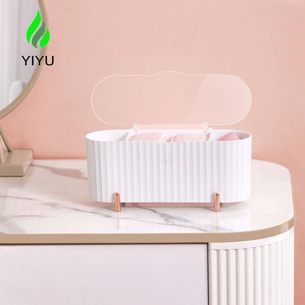 Hộp Đựng Tăm Bông Nắp Lật Bằng Nhựa Chống Bụi Đa Năng