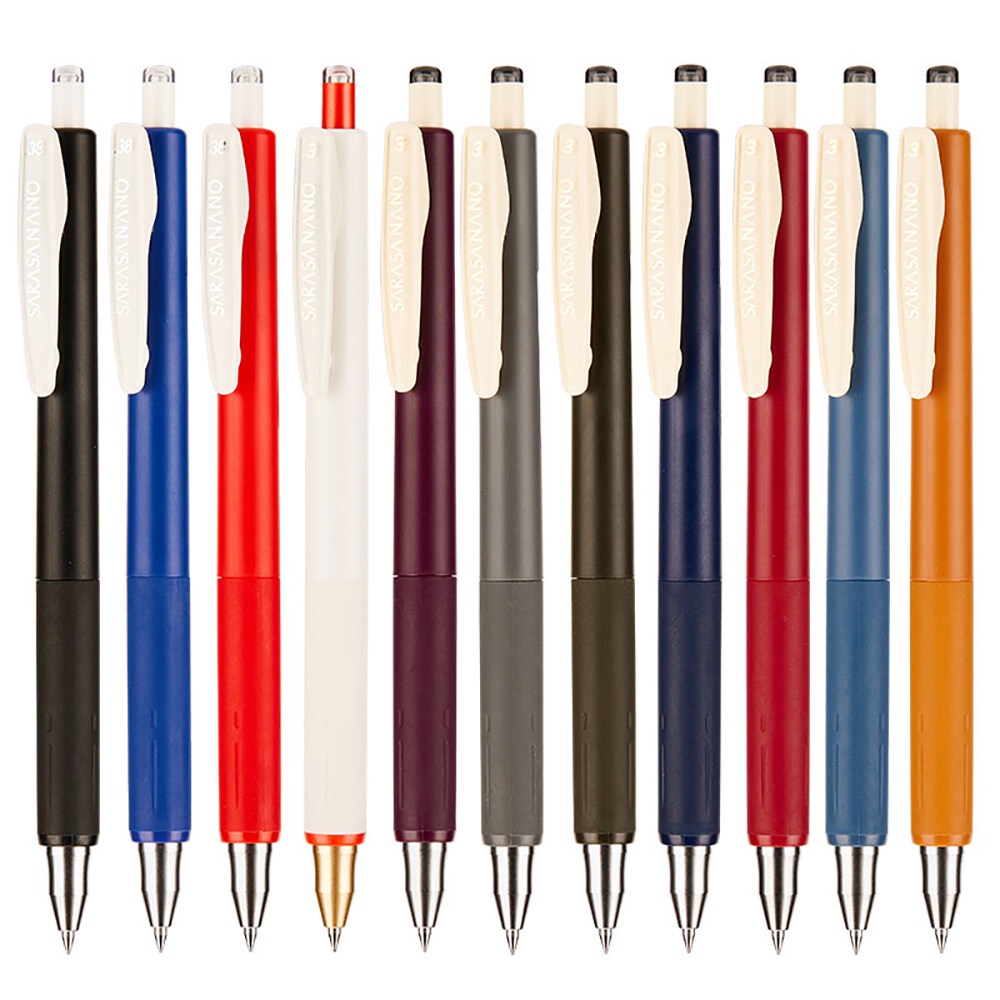 Bút Mực Gel SARASA NANO JJH72 Ngòi 0.38mm Nhiều Màu Sắc Tiện Dụng Cho Học Sinh DIY