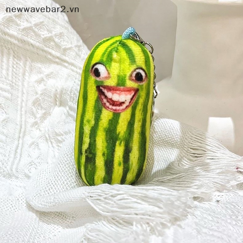 [Mới] Móc Khóa Hình Dưa Hấu Nhồi Bông Sáng Tạo Vui Nhộn Dành Cho Ba Lô Nữ Sinh Nhật Trẻ Em.
